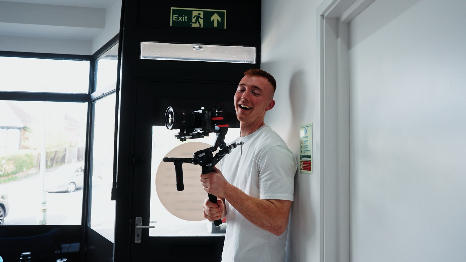 Hunt Visuals on set filming content